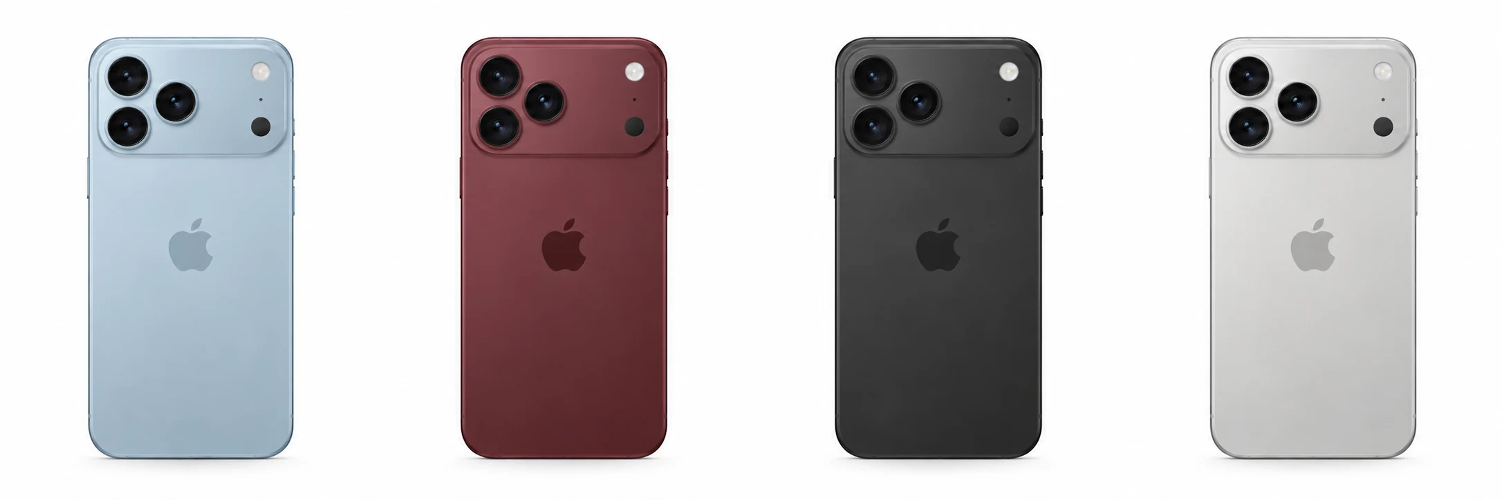 iPhone 18 Pro Max na cor Glacial